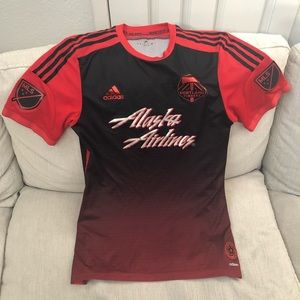 Portland Timbers Adidas MLS Alaskan Airline Jersey
